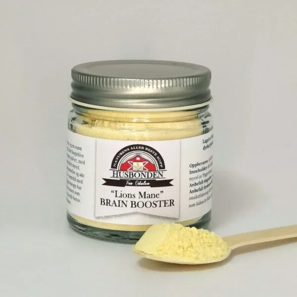 Brain booster – Lions Mane pulver 50g