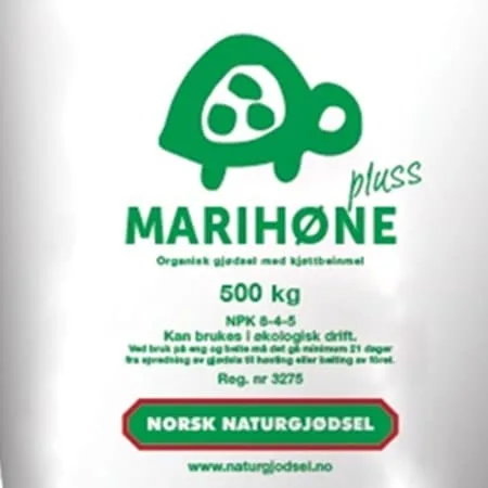 marihøne pluss gjødsel