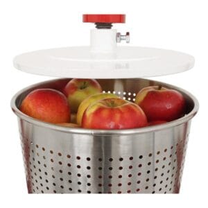 white-91392_01_08 Fruktpresse 14 liter rustfritt stål