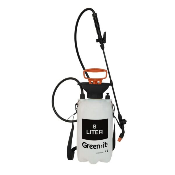 Hagesprøyte med pumpe 8 liter