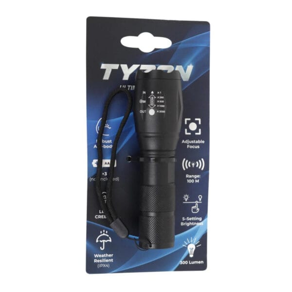 54794_10_01 TYZON, Lommelykt, 300 lumen
