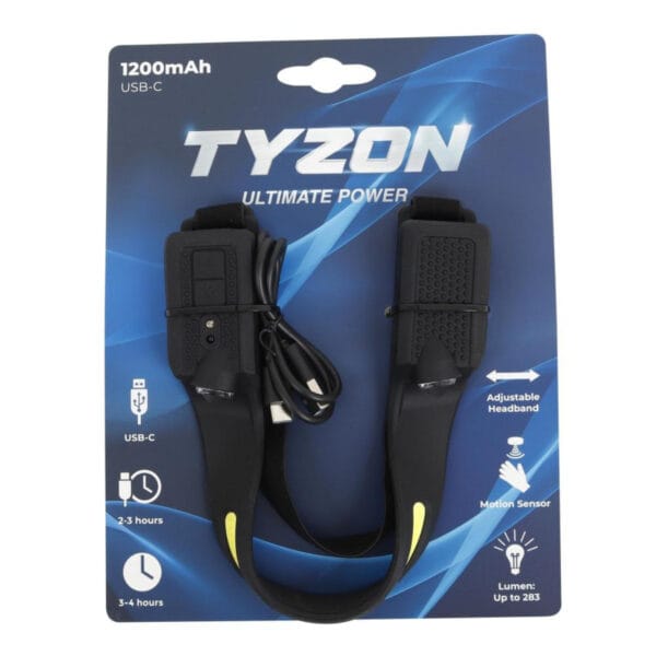 54799_10_01 TYZON, Oppladbar LED Hodelykt